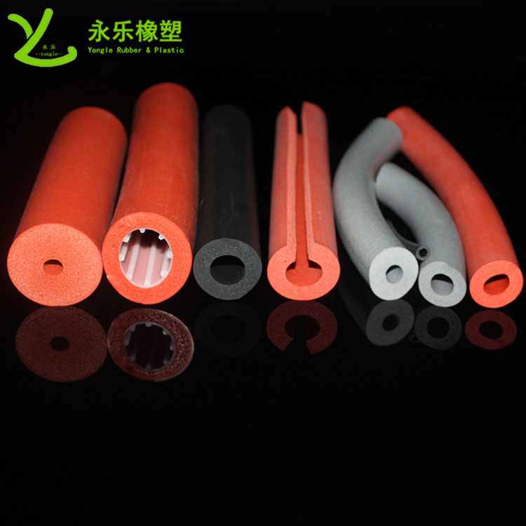 發(fā)泡硅膠管，擠出發(fā)泡硅膠管，耐高溫發(fā)泡硅膠管