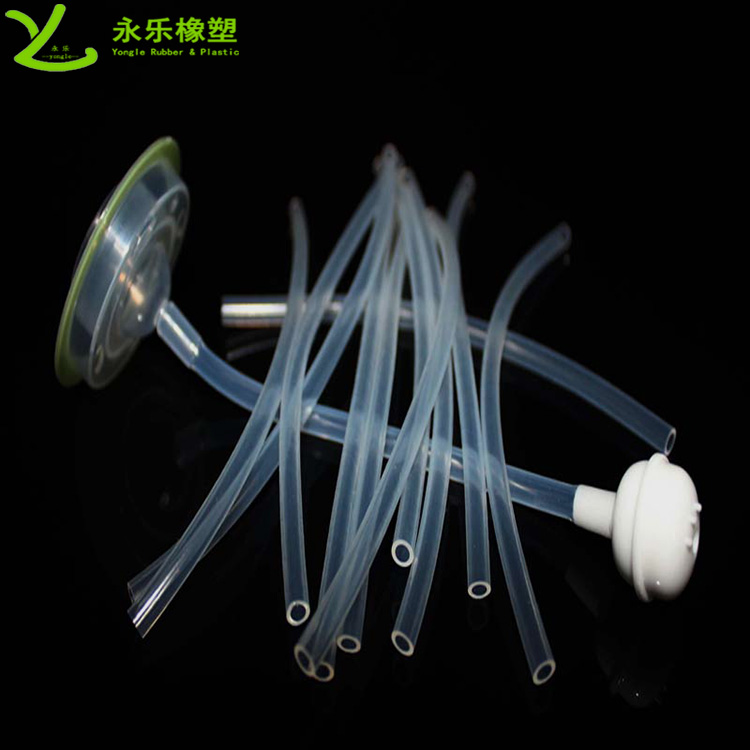 紅橋擠出奶瓶硅膠管，食品級(jí)透明奶瓶硅膠管，耐高溫硅膠管