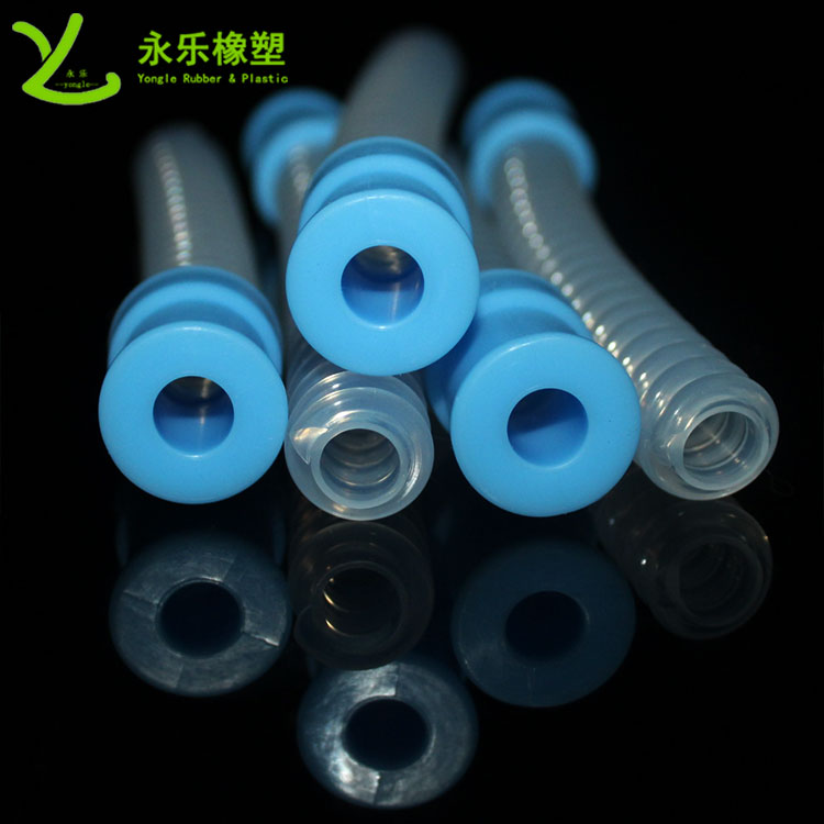 紅橋呼吸機(jī)硅膠波紋管，醫(yī)用硅膠波紋管，無(wú)氣味硅膠波紋管