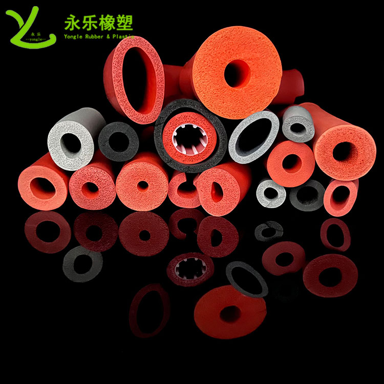 擠出發(fā)泡硅膠管，耐高溫發(fā)泡硅膠管，耐老化發(fā)泡硅膠管