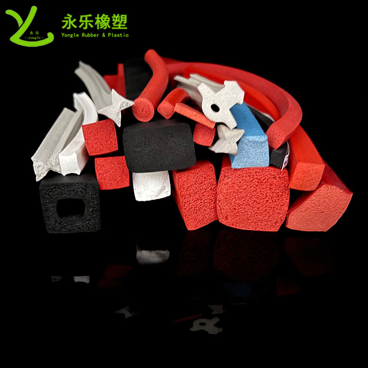 擠出發(fā)泡硅膠條，防水發(fā)泡硅膠條，耐高溫發(fā)泡硅膠條