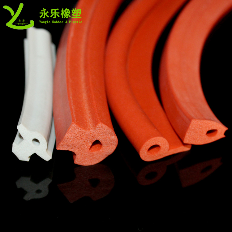 耐高溫發(fā)泡硅膠條，阻燃發(fā)泡硅膠條，細(xì)孔硅膠發(fā)泡條