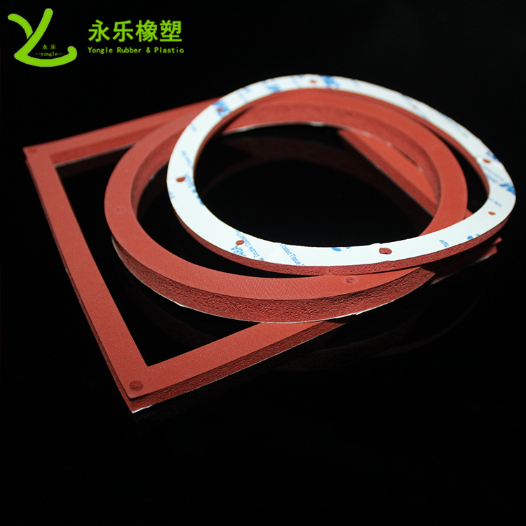 定制模壓發(fā)泡硅膠墊，無氣味模壓發(fā)泡硅膠墊，耐高溫模壓發(fā)泡硅膠墊