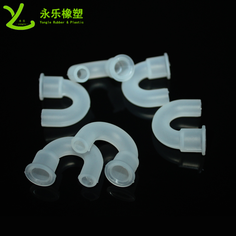 醫(yī)用硅膠彎管，模壓硅膠彎管，血氧儀硅膠彎管