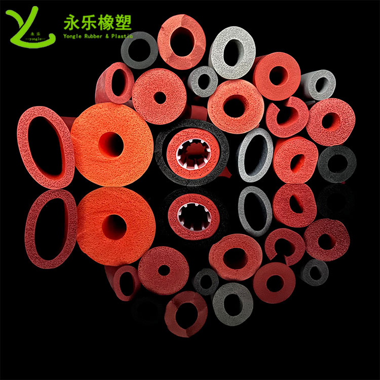 擠出發(fā)泡硅膠管，耐高溫發(fā)泡硅膠管，耐老化發(fā)泡硅膠管