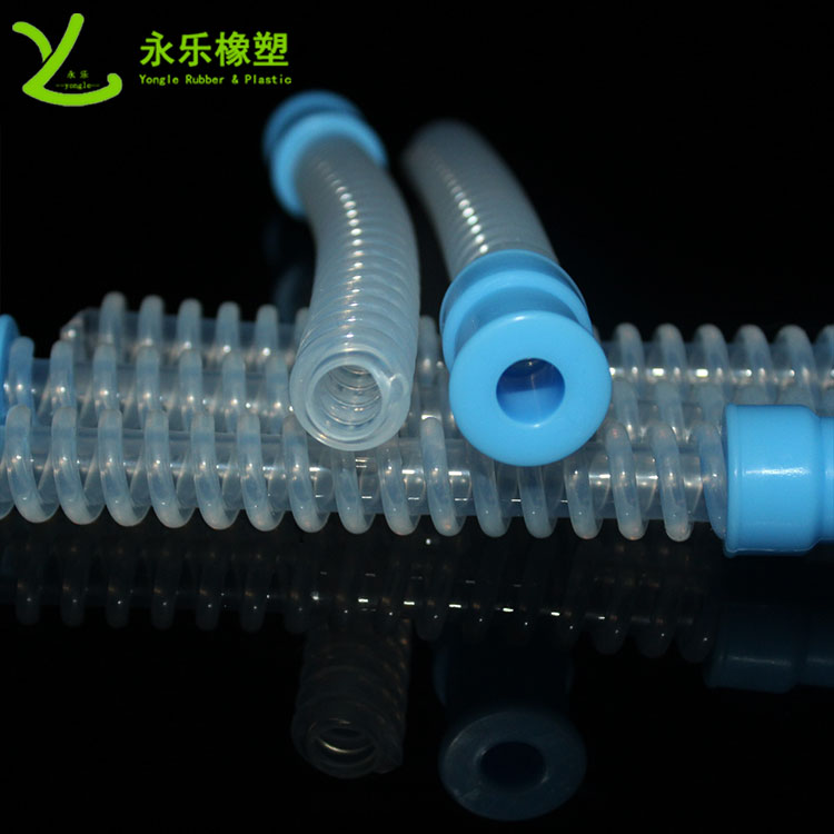 紅橋呼吸機(jī)硅膠波紋管，醫(yī)用硅膠波紋管，無(wú)氣味硅膠波紋管